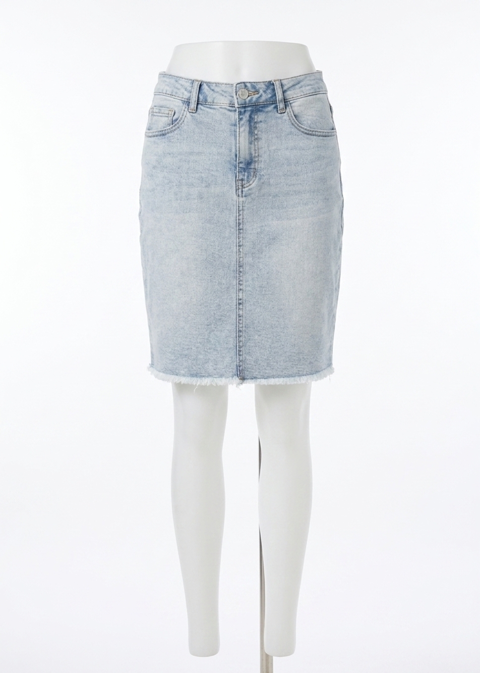NEW FDJ women's denim pencil skirt in blue